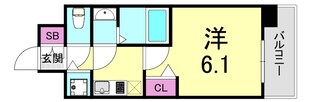 プレサンス松屋町ファステの物件間取画像